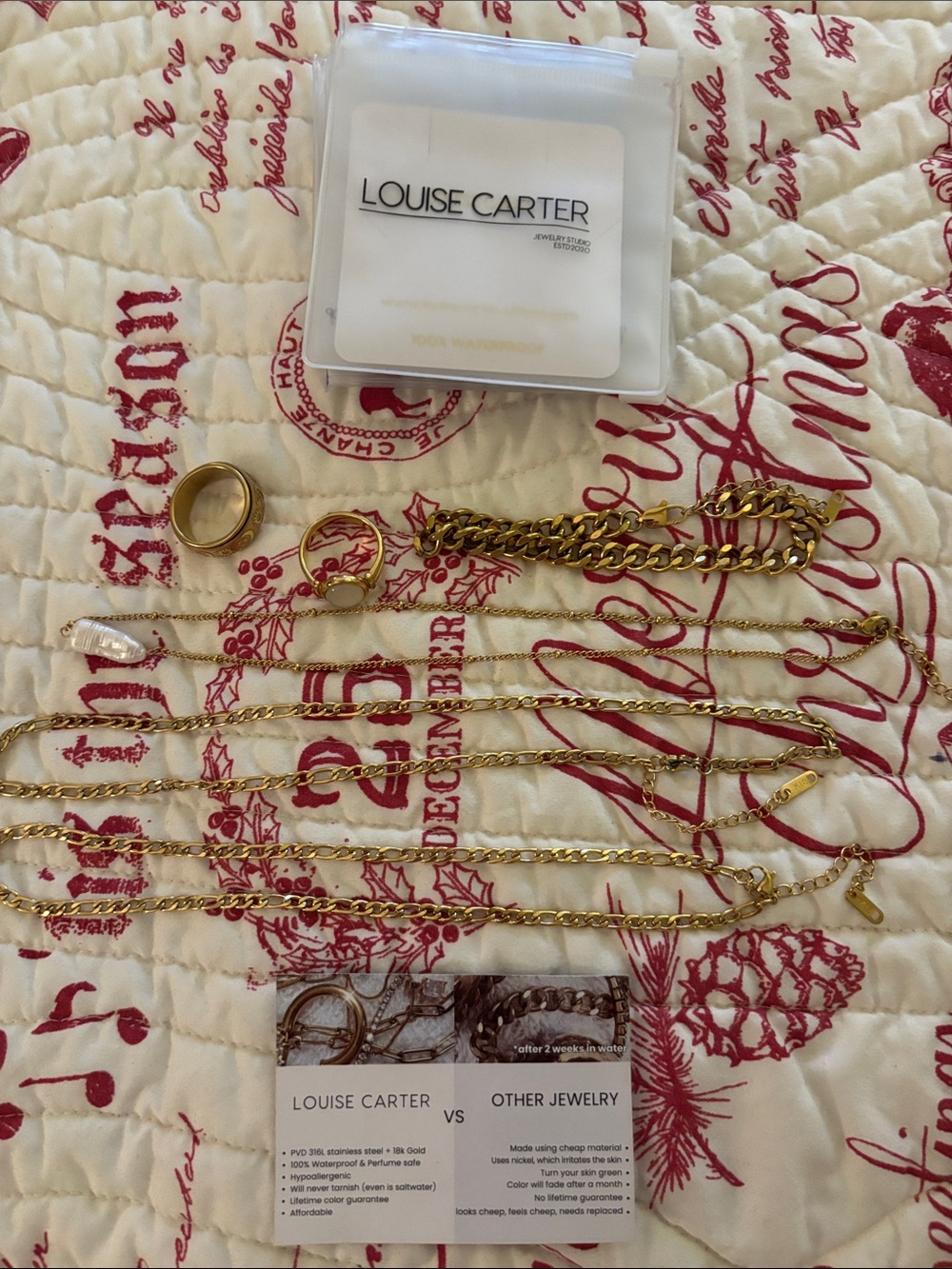 Louise Carter Fashion Jewelry Bundle Gold-Tone (6 pieces)
